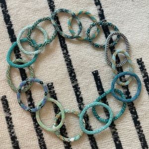 LILY AND LAURA bracelets. Set of 15